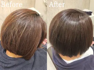 カラー 津波古 杏純のヘアスタイル
