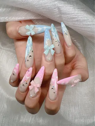 ネイル Lee Nails チップ長さだし専門店のネイルデザイン