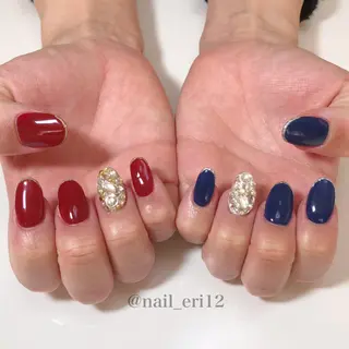 ミディアム ネイル nail salon &e eriのネイルデザイン