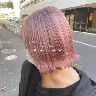 ショート カラー 🤍韓国ワンホンヘ ア SHIONE🤍のヘアスタイル