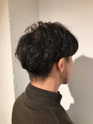 ショート メンズ パーマ 高橋 英彦のヘアスタイル