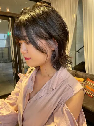 ショート カラー 12月7.8日案内◎ 💐🤍理保のヘアスタイル