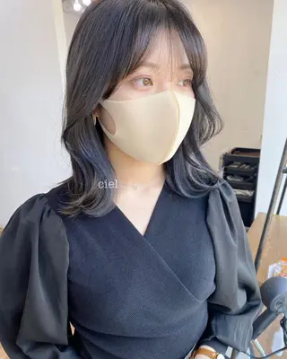 ミディアム カラー 🥣 hashi 🛋️のヘアスタイル