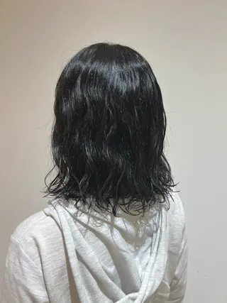 ミディアム 加納千華 /ボブ/ぱつっとボブのヘアスタイル