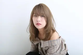 セミロング ルレイル　シェアサロン所属・坪井 彰吾のヘアスタイル