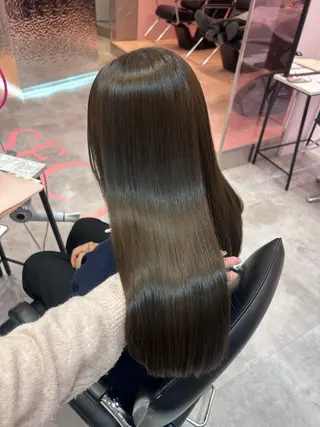 ロング カラー 🐰🎀透明感カラー yuzuka🎀🐰のヘアスタイル