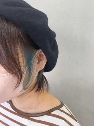 ショート カラー 舟橋 りんかのヘアスタイル