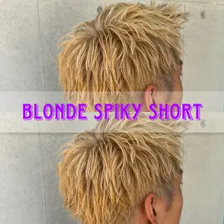 ショート カラー メンズ 湘南のパーマ職人 🔥清水琉葵🔥のヘアスタイル