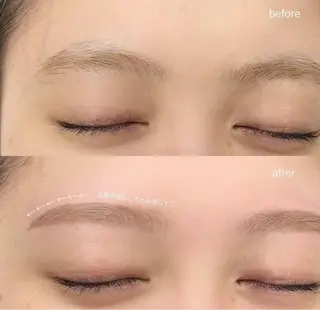 アイブロウ 田中 美羽の眉毛・アイブロウイメージ