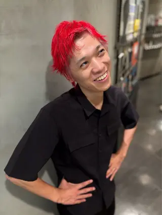 ショート カラー メンズ 優 作のヘアスタイル