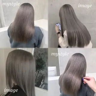 ロング カラー 韓国ヘア🇰🇷透明 感カラー/yui💞のヘアスタイル