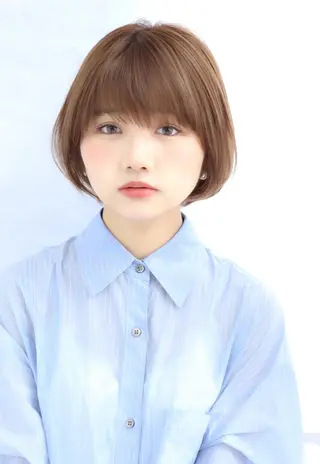 ショート カラー 今井［透明感カラー 表参道/髪質改善］のヘアスタイル