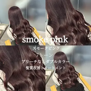 カラー 梅田/ベージュ／ 艶カラー／三宅空翔のヘアスタイル