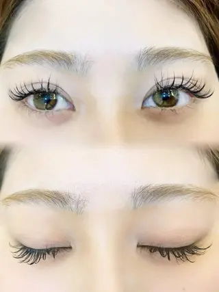 マツエク・マツパ 岡本葵子カットモデル ┊束感マツエクのマツエク・マツパデザイン