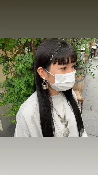 ロング カラー AMI ウルフパーマ/メンズのヘアスタイル