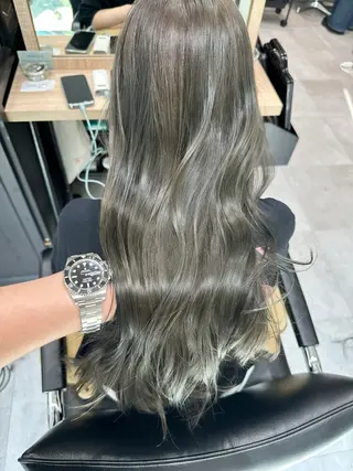 セミロング ✨透明感 艶カラー恵比寿✨のヘアスタイル