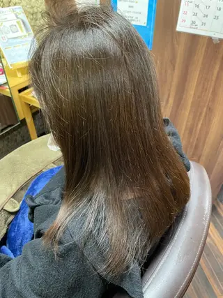 ロング カラー katae sayoriのヘアスタイル