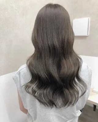 ミディアム カラー ヘアアレンジ TOMONA👑 GiseL梅田店のヘアスタイル