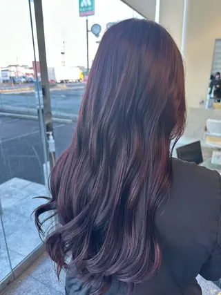 カラー 町田 里奈のヘアスタイル