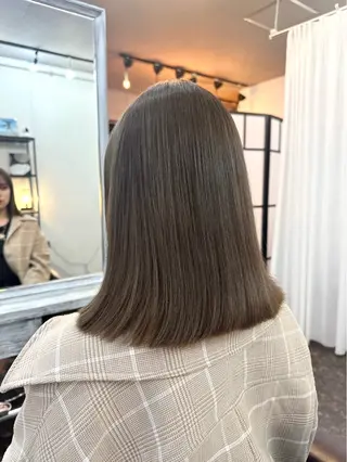 ミディアム カラー 美容学校2年生限定 muscali💓のヘアスタイル