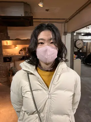 ミディアム パーマ お任せヘア☘️☘️ 及川渚のヘアスタイル