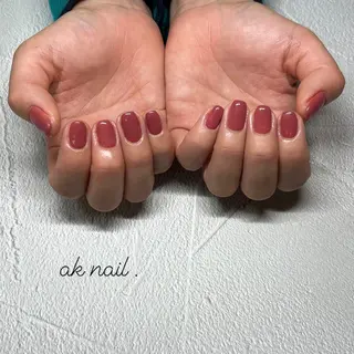 ショート ネイル ak nail .のネイルデザイン