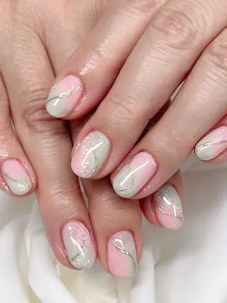 ミディアム TAKAMATSU RINAのネイルデザイン