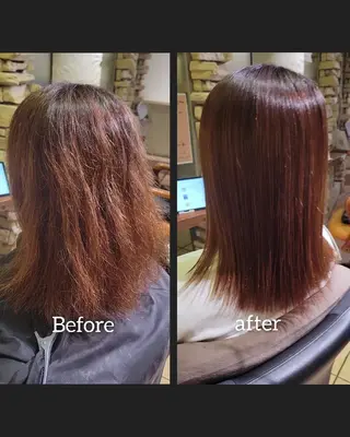 セミロング カラー 【髪質改善美容師】t occa茨木篠原健太のヘアスタイル