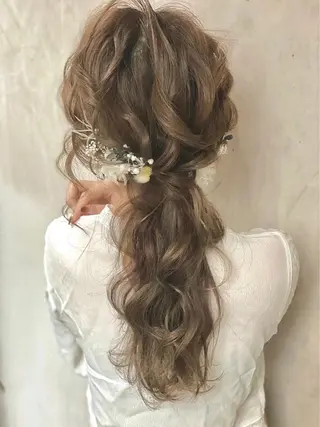 ミディアム カラー 髪質改善サロン 心斎橋ARCHEのヘアスタイル