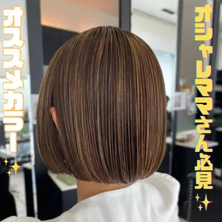 ショート YASU🍎CUT 赤系カラー/ヘアケアのヘアスタイル