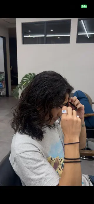 パーマ 高森 俊輔のヘアスタイル