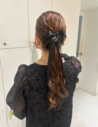 ヘアアレンジ yuka/ 透明感カラーのヘアスタイル