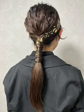 ロング ヘアアレンジ MIKOTO/マンツ ーマン/髪質改善🤎のヘアスタイル