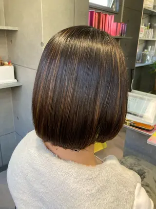 ショート 髪質改善☺︎縮毛矯正 ふじい まりんのヘアスタイル