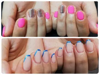 ネイル 深爪矯正/爪育成ケア manie nailのネイルデザイン