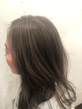 ミディアム カラー 竹下 了史のヘアスタイル