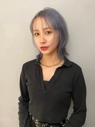 ミディアム 透明感/レイヤー カット🎀Maco.のヘアスタイル