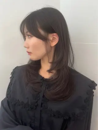 セミロング 表参道/レイヤー/ ABU🐦‍🔥のヘアスタイル