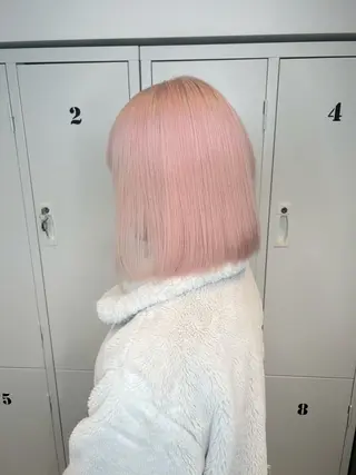 ショート ENA💗NEXT /ハイトーンエクステのヘアスタイル