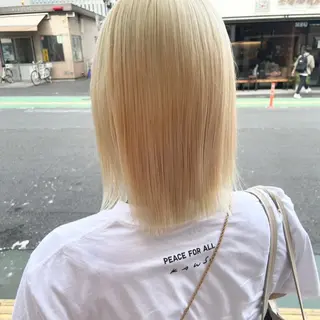 セミロング カラー 🫧FEAT. ／Rikka 🫧のヘアスタイル