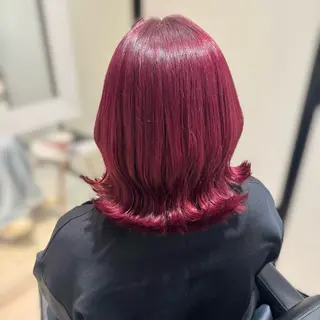 ミディアム カラー kana ブリーチなしカラー✨のヘアスタイル