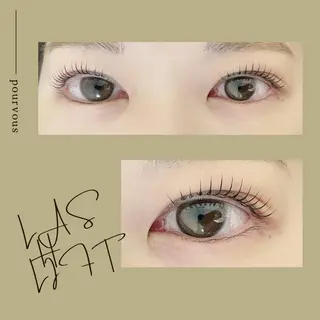 マツエク・マツパ アイブロウ pour voursのマツエク・マツパデザイン