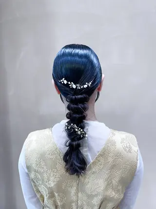 ロング ヘアアレンジ HINA🎀韓国ヘア / アイリストのヘアスタイル