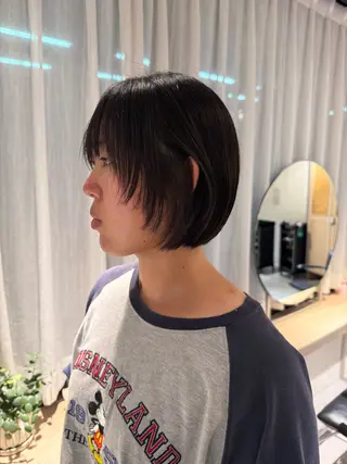 ショート SHEA +所属・SHEA 遥海 レイヤー/アイブロウのヘアスタイル
