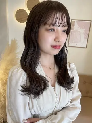 ロング カラー LUVISM Ayakaのヘアスタイル