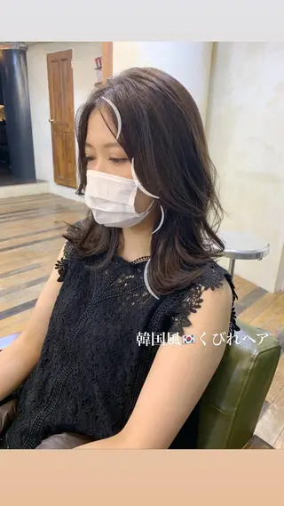 セミロング 中園 祥吾のヘアスタイル