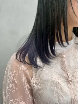 ロング カラー 🫧ワンカラー🫧 えりかのヘアスタイル