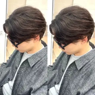 パーマ メンズ 髪改カラー/メンズ カット🪭スズキマリのヘアスタイル