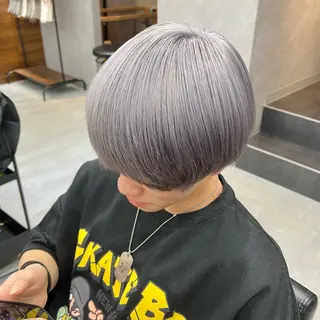 ショート カラー いろあそび所属・12月限定🉐カット モデル募集🉐のヘアスタイル