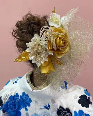 ヘアアレンジ LANDS所属・nanaka 🤍韓国ワンホンヘアのヘアスタイル